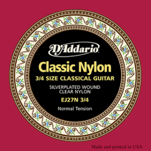 D'Addario EJ27N 3/4 Classic Nylon