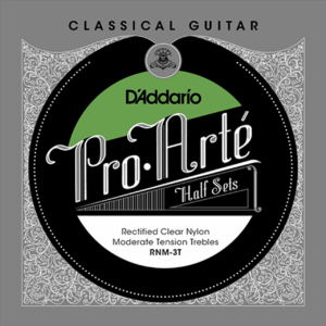 D'Addario RNM-3T Pro-Arte Trebles Rectified/Moderate