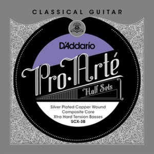 D'Addario SDX-3B Pro-Arte Basses Dynacore/Extra Hard
