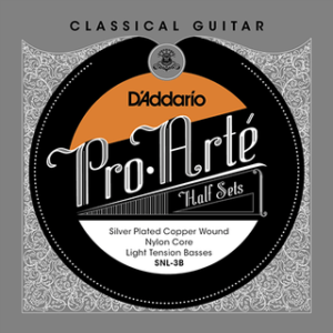 D'Addario SNL-3B Pro-Arte Basses Silverplated/Light