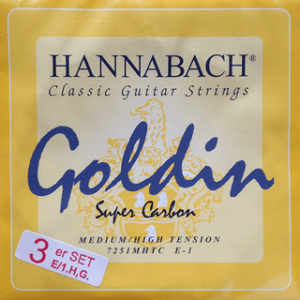 Hannabach 725 Goldin, Trebles Only