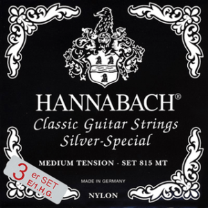 Hannabach 815MT Silver Special Medium Tension, Trebles Only
