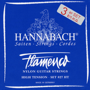 Hannabach 827 Flamenco Classic High Tension, Trebles Only