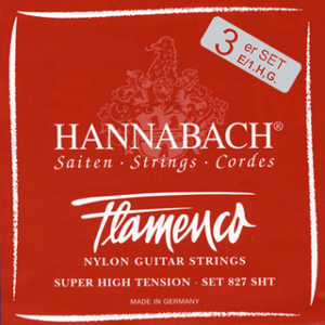 Hannabach 827 Flamenco Classic Super High Tension, Trebles Only