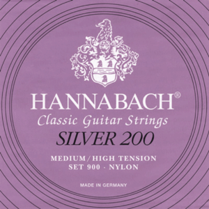 Hannabach 900 Silver 200 Medium High Tension, Full Set
