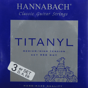 Hannabach 950 Titanyl Medium High Tension, Basses Only