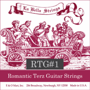 La Bella RTG#1 Romantic Terz Guitar Strings, Nylon/Silver