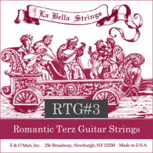 La Bella RTG#3 Romantic Terz Guitar Strings, Nylon/Copper