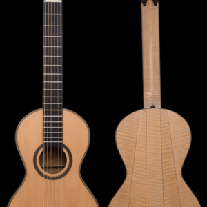 Marfione Lacote Style Curly Maple Romantic Guitar